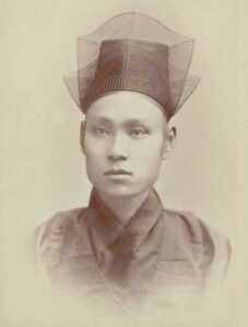 Portrait of Sŏ Kwangbŏm wearing traditional Korean attire